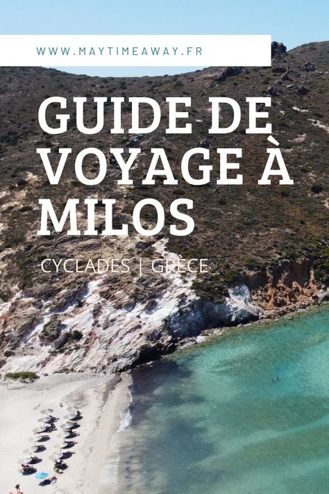 4ème île de notre séjour dans l'archipel des Cyclades en Grèce : MILOS ! Quelle belle découverte, ce fut un vrai coup de coeur. A Milos on ne trouve pas que la Vénus, mais des plages incroyables et épatantes, des eaux translucides et turquoises, des petits ports aux garages à bateaux colorés, des villages charmants et encore et toujours des couchers de soleil incroyables. Visiter Milos est un incontournable de votre séjour dans les Cyclades. #Milos  | Milos en Grèce | tour de bateau à Milos World Of Wanderlust, Solo Travel Tips, Europe Destinations, Greek Islands, Budget Travel, Solo Travel, Week End, Family Vacation, Travel Destinations