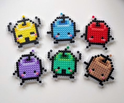 Jumino Stardew Valley, Small Pearler Bead Ideas, Stardew Valley Fuse Beads, Stardew Valley Perler Beads Pattern, Stardew Valley Hama Beads, Acnh Perler Bead Patterns, Small Perler Beads Ideas, Stardew Valley Junimo Perler Beads, Hamma Beads Ideas