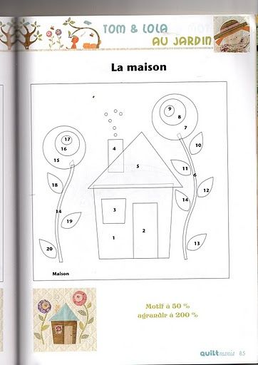 Explore flavia_sm1963 photos on Flickr. flavia_sm1963 has uploaded 5884 photos to Flickr. Free House Applique Patterns, House Applique Template, House Quilt Block, House Quilt Patterns, Applique Templates, Free Motion Embroidery, Applique Quilting, House Quilts, Sewing Appliques