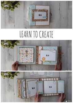 Scrapbook Foldables Ideas, Paper Albums Tutorials, Scrapbook Albums Tutorial How To Make, Scrapbooking Album Photo, Interactive Scrapbook Ideas, Diy Scrapbook Ideas Creativity, Mini Albums Tutorial, Scrapbook Interactive, Diy Mini Scrapbook