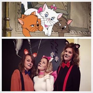 Toulouse, Marie, and Berlioz from The Aristocats | 19 Non-Princess Disney Costume Ideas For Halloween Disney Trio Costumes, Aristocats Costume, Disney Costume Ideas, Marathon Ideas, Disneyland Costumes, Olivia Morgan, Adult Disney Costumes, Disney Costumes Diy, Costume Ideas For Halloween