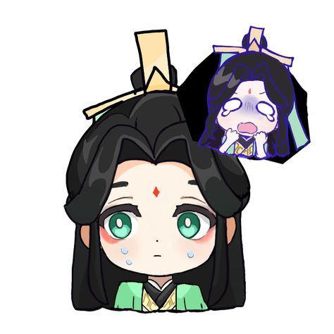 Mxtx Genshin Emotes, Svsss Icon, Shen Qingqiu Icon, Svsss Chibi, Mxtx Stickers, Chibi Stickers, Master Oogway, Scum Villain, Scum Villain's Self-saving System