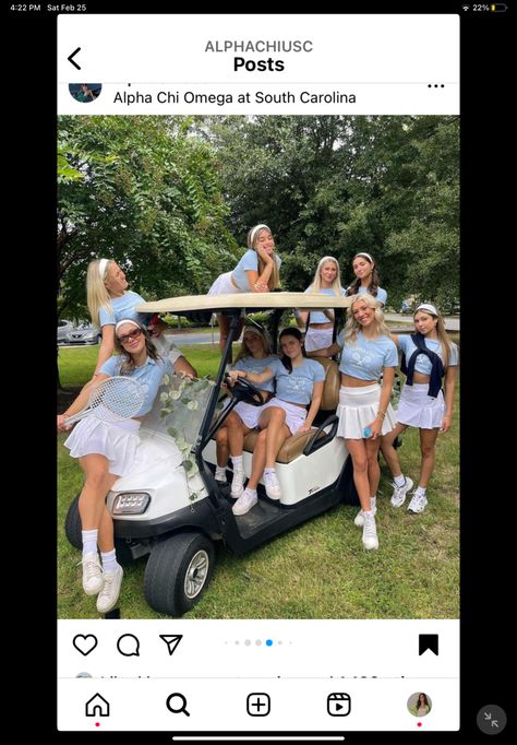 Tennis Bid Day Theme, Tennis Bid Day, Bid Day Themes, Phi Mu, Alpha Chi, Bid Day, Work Week, Sorority, Bachelorette Party