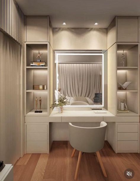 Desk/vanity Combo, Cafe Design Ideas, Corner Dressing Table, Modern Dressing Table Designs, Wardrobe Design Ideas, Living Room Interior Design Ideas, Dressing Unit, Master Bath And Closet, Room Interior Design Ideas