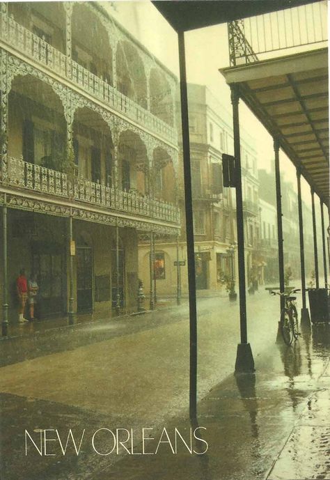 Rain Old New Orleans, Nouvelle Orleans, Liquid Sunshine, French Creole, Louisiana Purchase, French Lifestyle, French Colonial, Colonial Architecture, All Things New