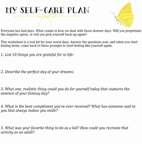 Care Plan Template, Wellness Recovery Action Plan, Worksheets For Adults, Self Care Plan, Self Care Worksheets, High School Lesson Plans, School Lesson Plans, School Health, Social Determinants Of Health