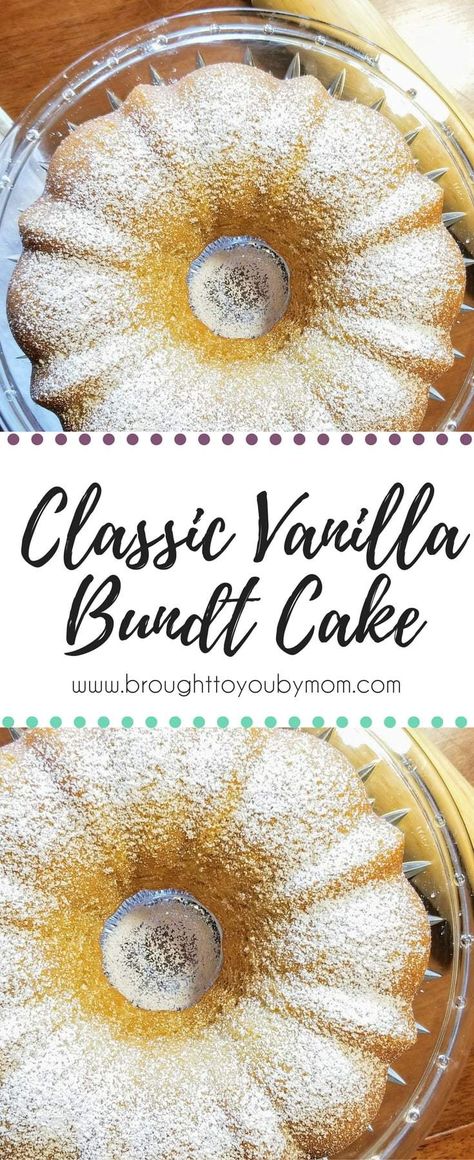 Vanilla Bundt Cake Recipes, Vanilla Bundt Cake, Bunt Cake Recipe, Easy Bundt Cake Recipes, Cake Classic, Easy Bundt Cake, Bundt Cake Recipe, Cake Chocolat, Salty Cake