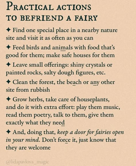 Facts About Fairies, Fae Offering Ideas, Tips For Working With The Fae, Beautiful Fairy Art, How To Be A Fairy, Fairycore Quotes, High Fae Aesthetic, Faerie Witchcraft, Fairies Facts