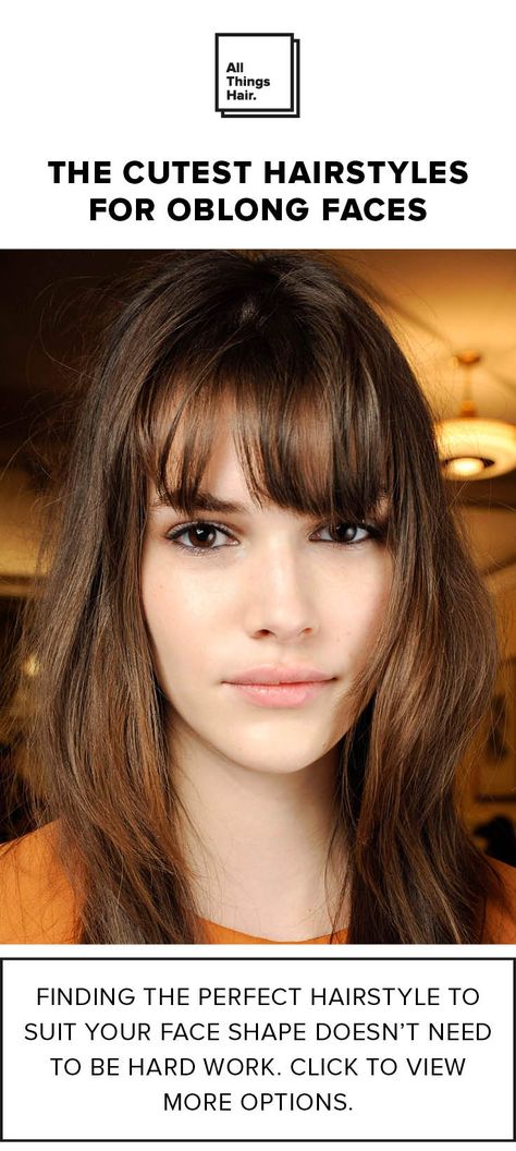 Oblong Face Shape Haircuts, Oblong Round Face Hairstyles, Bangs Long Face Shape, Haircuts Oblong Face Shape, Bangs For Oblong Face Shape, Oblong Face Haircuts For Women, Oval Face Shape Hairstyles For Women, Hair For Oblong Face Shape, Bangs Oblong Face