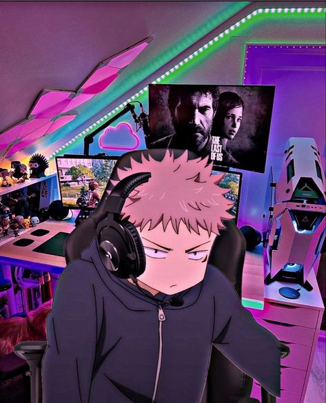 Anime Character, Headphones, Anime