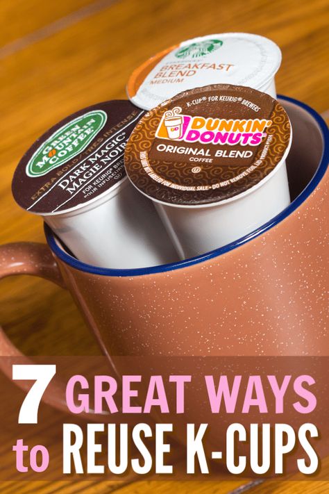 Recycle Coffee Pods, K Cup Crafts, Recycler Diy, Coffee Pods Crafts, Dunkin Donut, Reuse Containers, Reuse Recycle Repurpose, Sundae Cup, Upcycle Plastic