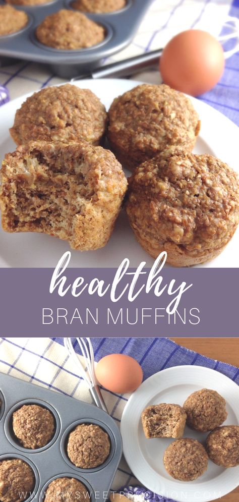 High Protein Bran Muffins, Low Calorie Bran Muffins, Healthy Bran Muffin Recipe, Healthy Bran Muffins, Breakfast Muffins Healthy, Bran Muffins Healthy, Bran Muffin, Sweet Potato Cheesecake, Bran Muffin Recipes