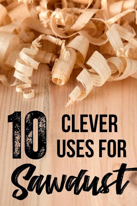 Uses For Sawdust, Sawdust Fire Starters, Sawdust Uses, Easy Diy Wood Projects, Assassin Game, Fire Starters Diy, Using Scrap Wood, Woodworking Project Ideas, Wood Waste