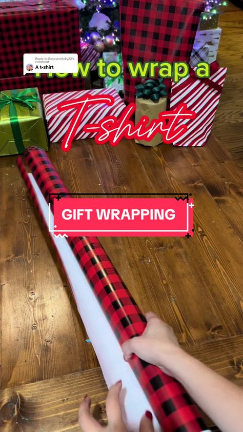 Replying to @Resourcefully22 How to wrap a shirt. #giftwrapping #giftideas #howtowrap Gifts Wrapping, Gift Wrapping Ideas, How To Wrap, Gifts Wrapping Diy, Wrapping Gifts, Diy Gift Wrapping, Wrapping Ideas, Christmas Wrapping, Diy Gift