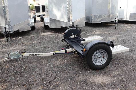 Available, extra wide stehl tow car dolly. This car dolly has hydraulic surge, safety chains and a carry capacity of 2999. Safety Chain, For Sale