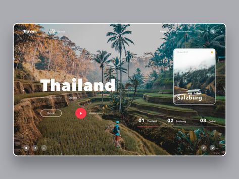 Trip Website Design, Trip Website, Tourism Design, Travel Website Design, Ui Color, Tourism Website, User Experience Design, Web Layout Design, Travel Website