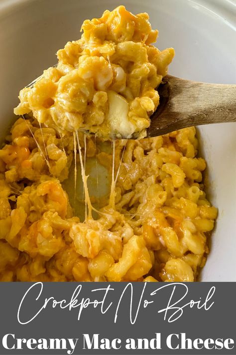 Mac And Cheese Recipe With Egg, Easy Crockpot Mac And Cheese Recipe, Crockpot Mac And Cheese Recipe, Mac N Cheese Crockpot, Slow Cooker Macaroni And Cheese Recipe, Slow Cooker Mac Cheese, Crockpot Mac N Cheese Recipe, Evaporated Milk Recipes, Easy Mac N Cheese