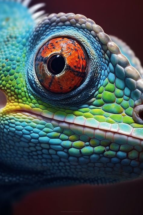 Chameleon Eyes, Reptile Eye, Regard Animal, Cute Reptiles, Chameleons, Eye Photography, Bee Art, Reptiles And Amphibians, Eye Art