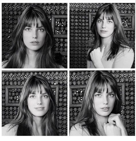 French Fringe Bangs, French Fringe, Jane Birkin Style, 60s Women, French Girl Chic, Fringe Bangs, Short Bangs, Hair Locks, Jane Birkin