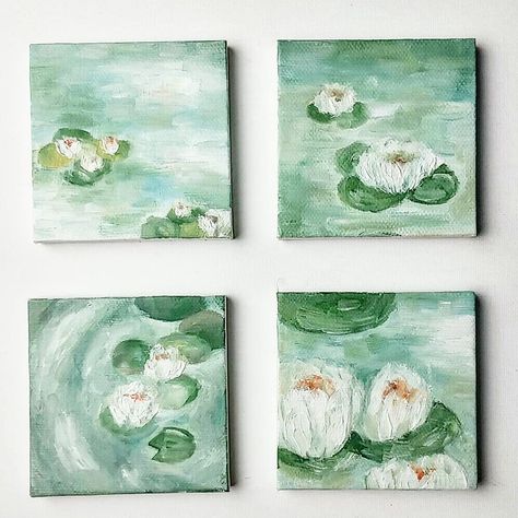 Rectangle Canvas Painting Ideas, 4 Canvas Paintings, Mini Canvases, Miniature Paintings, Grade 9, Art Commissions, Painting Canvases, Canvas Painting Designs, Small Canvas Art