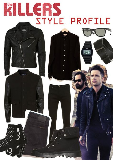 The killers look Brendon Flowers, Killers Concert Outfit, The Killers Concert, Concert Outfit Rock, Fits Ideas, Music Merch, Rockstar Aesthetic, Concert Outfit Ideas, The Killers