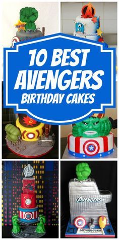 Check out these 10 BEST Avengers Birthday Cakes on www.prettymyparty.com. Avengers Cake Ideas, Avengers Cake Design, Marvel Birthday Cake, Avenger Party, Birthday Cakes For Boys, Marvel Avengers Cake, Avengers Cake, Avengers Theme, Best Avenger