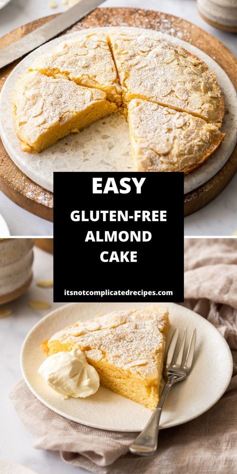 Almond Cake Recipe Gluten Free, Gluten Free Almond Cake Recipes, Gluten Free Cakes Recipes Easy, Gluten Free Desserts Easy Fast, Easy Almond Cake, Almond Cake Gluten Free, Gluten Free Cake Recipes Easy, Gluten Free Almond Cake, Italian Desserts Easy