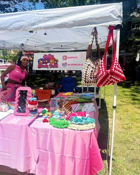 Another successful market 🫶🏾 | #crochetmarket #crochetvendor #crochet #vendor Crochet Pop Up Shop, Selling Crochet Items, Popup Shop, Crochet Market, Crochet Case, Market Ideas, Crochet Business, Crochet Clothing And Accessories, Crochet Inspo