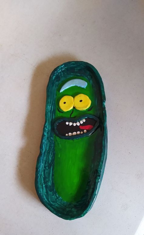 Pickle Rick, Diy Ceramic, Ceramics