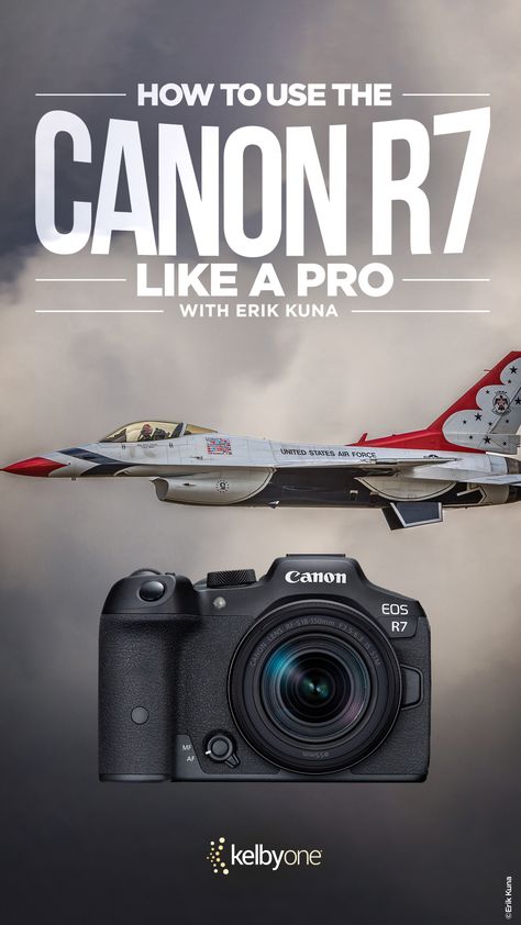 Watch ‘How to Use the Canon R7 Like a Pro’ with Erik Kuna. Now available on KelbyOne! https://members.kelbyone.com/course/erik-kuna-canon-r7/ Canon Eos R7 Photography, Canon Eos R7 Cheat Sheet, Canon R7, Canon Eos R7, Online Photography Course, Photo Tricks, Photography Course, Online Photography, Photography Courses