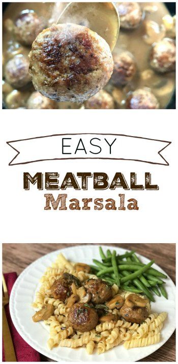 30 Minute Easy Meatball Marsala Recipe Source: www.sugarbananas.com  #meatballs #marsala #meatballmarsala #dinner #dinnerideas #pasta #easy Carando Meatballs Recipe, Easy Meatball, Marsala Recipe, Pasta Easy, Meatballs Easy, Savory Sauce, Best Dinner Recipes, Meatball Recipes, Dinner Recipe