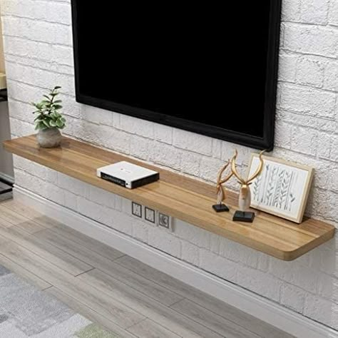 Console Shelves, Minimalist Tv Cabinet, Tv Stand Minimalist, Tv Shelves, Floating Shelf Wall, Shelves For Living Room, Floating Shelves Living Room, Shelves Modern, Tv Unit Interior Design