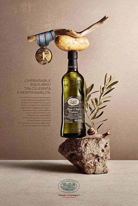 OLIO SAN GIULIANO on Behance Olive Oil Product Photography, Olive Oil Photography, Olive Oil Brands, Virgin Oil, Creative Advertising Design, Beer Poster, Photography Advertising, Olive Oil Soap, Product Photographer