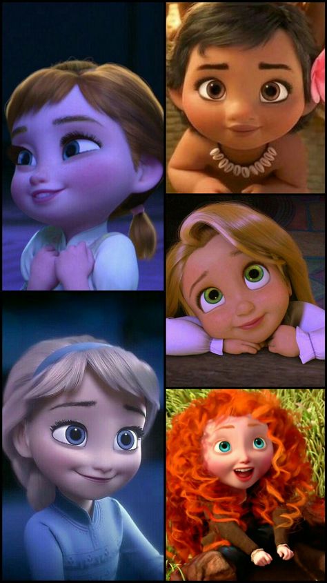 How cute!☺🙊 - Anna, Elsa, Merida, Rapunzel, and Moana Disney Merida Wallpaper, Merida Brave Wallpaper Iphone, Merida Cartoon, Elsa Anna Wallpaper Bff, Brave Merida And Mom, Disney Princess Anime, Super Princess, Disney Princess Memes, Wallpaper Iphone Disney Princess