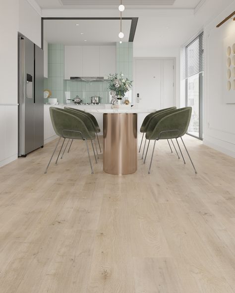 Light shades and cool tones blend effortlessly to create these gorgeous Smoke Oak floors from our new Laminate flooring range – Keeta 🌞 ⁠ ⁠ Check this floor out on our website. Tan Shades, Gentle Style, Oak Laminate Flooring, Laminate Floors, Oak Laminate, Greyish Brown, Types Of Rooms, Flooring Options, House Flooring