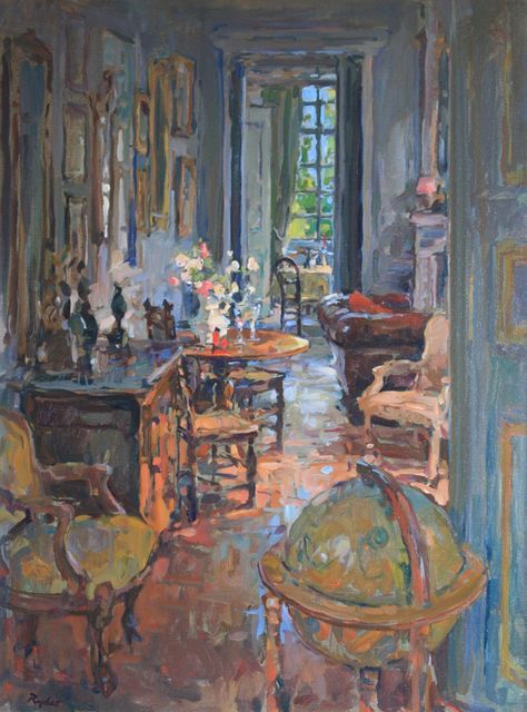 Interior Paintings, Paintings I Love, Interior Art, Art Plastique, Painting Inspiration, Art Works, Art History, No. 2, Painting & Drawing