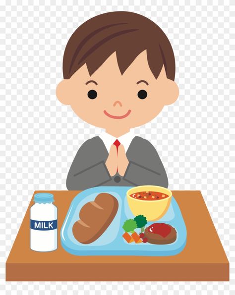 Pray Before Eating Food, Praying Before Eating, Pray Before Eat, Prayer Before Eating Meals, Child Care Logo, Breakfast Clipart, Healthy Food Art, Animation Schools, Classroom Background