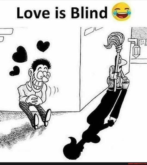 Love is Blind - America’s best pics and videos Funny Jockes, Minion Humour, Love Is Blind, Funny School Jokes, Latest Funny Jokes, Funny Images Laughter, Funny Joke Quote, Funny Doodles, Very Funny Jokes