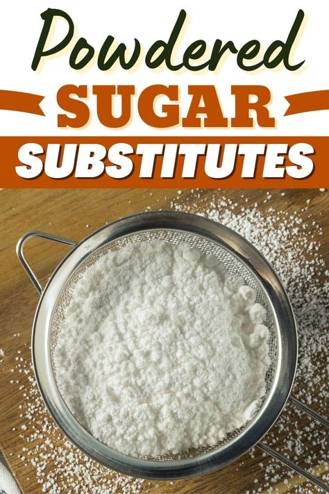 Believe it or not, there are quite a few suitable powdered sugar substitutes and alternatives, many of which I bet you already have on hand! Substitute For Powdered Sugar, Powdered Sugar Substitute, Sugar Replacement, Specialty Food Store, Best Powder, Healthy Substitutions, Processed Sugar, Raw Sugar, Hot Cocoa Mixes