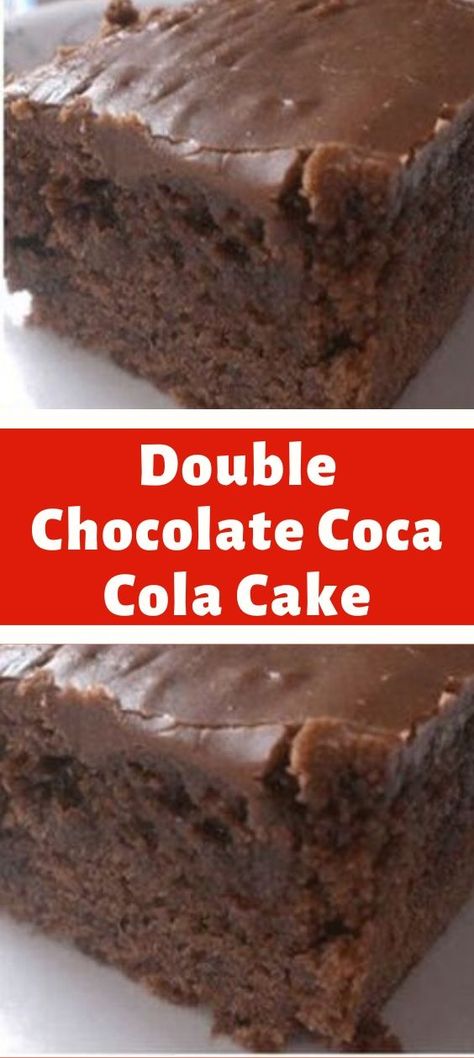 Double Chocolate Coca Cola Cake Recipe, Chocolate Coke Cake, Coca Cola Cake Recipe, Cola Cake Recipe, Chocolate Coca Cola Cake, Coke Cake, Cola Recipe, Coca Cola Cake, Cola Cake