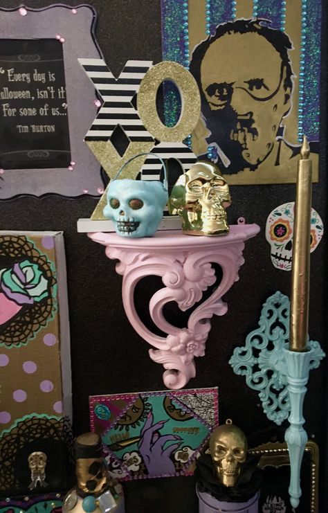 Pastel Goth Living Room, Creepy Cute Room, Makeup Room Ideas Decor, Pastel Goth Room Ideas, Pastel Goth Room Decor, Pastel Goth Home Decor, Pastel Goth Room, Makeup Room Ideas, Makeup Room Diy