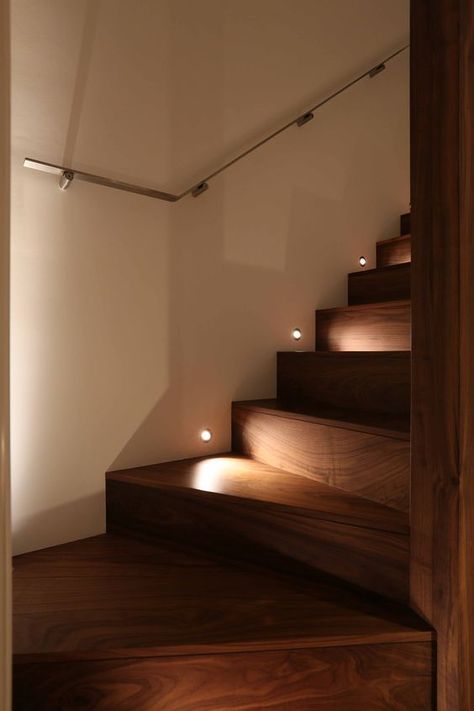 Stairs Lighting Ideas, Stairway Lighting Ideas, Stair Lights Indoor, Recessed Lighting Placement, Staircase Lighting Ideas, Stairs Lighting, Installing Recessed Lighting, Bathroom Recessed Lighting, Stairway Lighting