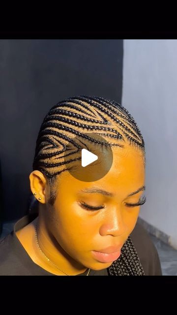 BRAIDING  SPECIALIST💆🏽‍♀️ NIGERIA🇳🇬📍PORT HARCOURT on Instagram: "#Freestyle ❤️ straight back" Straight Back Hairstyles 2024, Small Lines Hairstyle, Straight Back Hairstyles, Back Braids, Straight Back Braids, Back Braid, Straight Back, Port Harcourt, Braided Hairstyles Easy