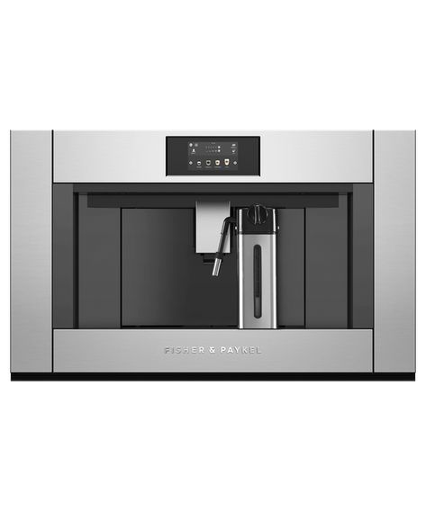 Built-in Coffee Maker, 30" | Fisher & Paykel USA Built In Coffee Machine, Fisher And Paykel, Coffee Steam, Cabinet Fridge, Built In Coffee Maker, Fisher Paykel, Uses For Coffee Grounds, Best Appliances, Toilet Wall