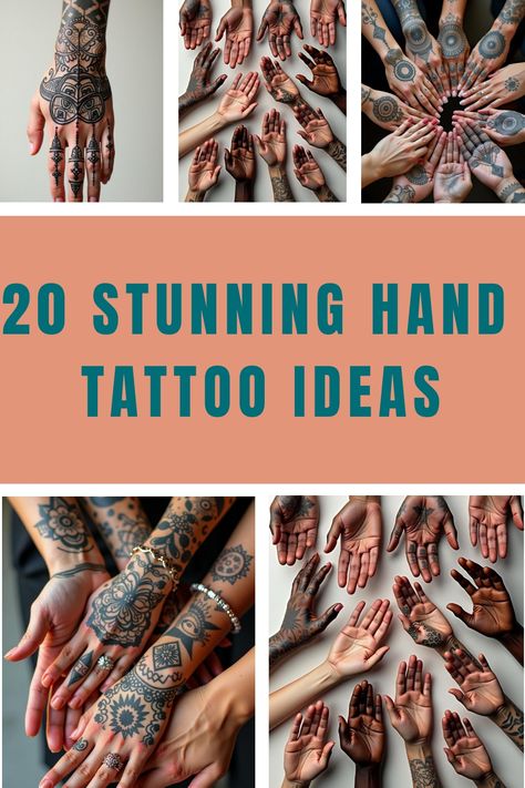 20 Stunning Hand Tattoo Ideas Whole Hand Tattoos For Guys, Hand And Wrist Tattoos For Guys, Back Of The Hand Tattoo, Coverup Hand Tattoos, Half Hand Tattoo, Hippie Hand Tattoos, Palm Hand Tattoo, Men’s Hand Tattoo, Mens Hand Tattoos Ideas