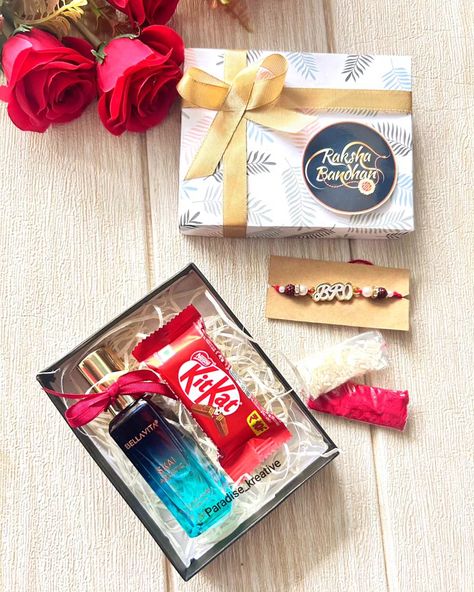 Rakhi hamper 2024✨ Here is a carefully curated pocket friendly hamper for your brother 🧿 Same can be customised for sisters 😊 Customisation is possible Dm for further details 📥 [ Handmade gifts, rakhi hamper, gift for bhai , gifts under 500 rs, rakhi 2024, mini hamper ] #hamper #rakhi2024 #festive #rakhiedit #minihamper #rakhihamper #giftforbhai #bhai #bhaiya #family #mithai #sweets #foodie #maggie #pune #bangalore #student #indian #love #mulgi #bestie #bff Indian Love, Rakhi 2024, Hamper Gift, Raksha Bandhan, Gifts For Brother, Pune, Bangalore, Handmade Gifts, Gifts