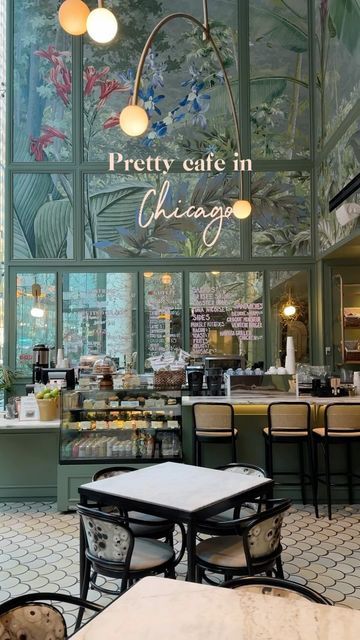 Pretty Cafe, Chicago Cocktail, Moving To Chicago, Millennium Park, Wall Painting Decor, Chicago Shopping, Cute Cafe, Painting Decor, The Windy City