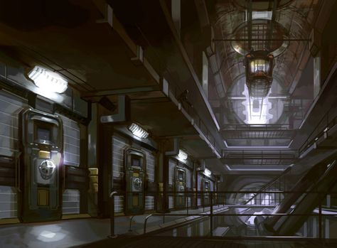 Sci Fi Prison, Space Prison, Post Apocalyptic City, Shadowrun Rpg, Space Story, Episode Interactive Backgrounds, 4k Hd Wallpaper, Sci Fi Environment, Tabletop Rpg Maps