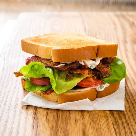 Ultimate BLT Sandwich | Cook's Country Ultimate Blt Sandwich, Ultimate Blt, Best Blt, Country Dinner, Cookie Toppings, Blt Sandwich, Classic Sandwich, America's Test Kitchen Recipes, Potato Bread