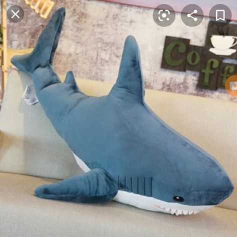 Ikea Shark, Greenland Shark, Shark Stuff, Shark Pictures, Fish Pillow, Adopt Idea, Shark Plush, Fish Model, Baby Stuffed Animals